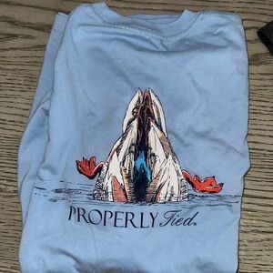 Properly Tied Blue Duck Long Sleeve T-Shirt